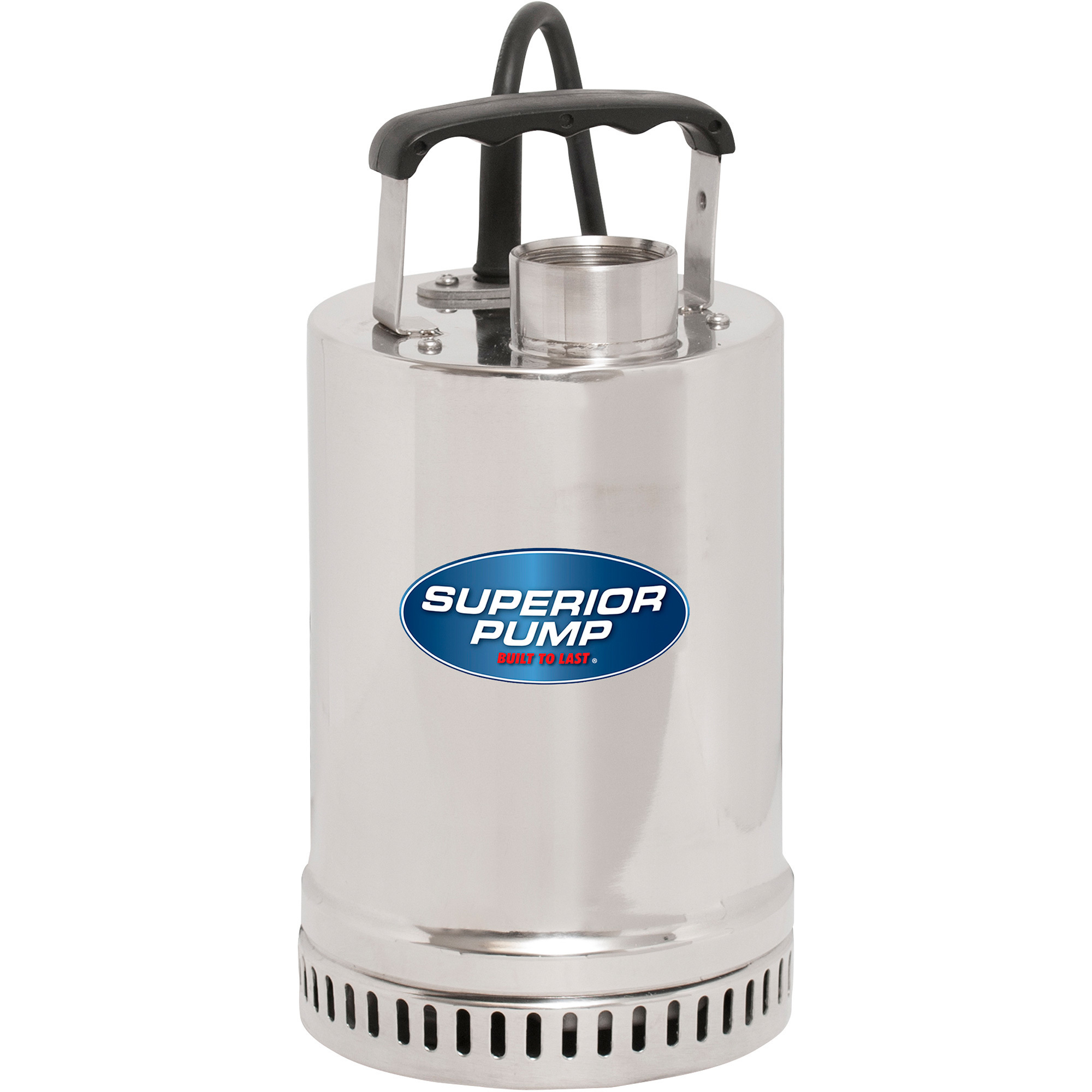 Superior Pump Stainless Steel Submersible Utility Pump — 1650 GPH, 1/4